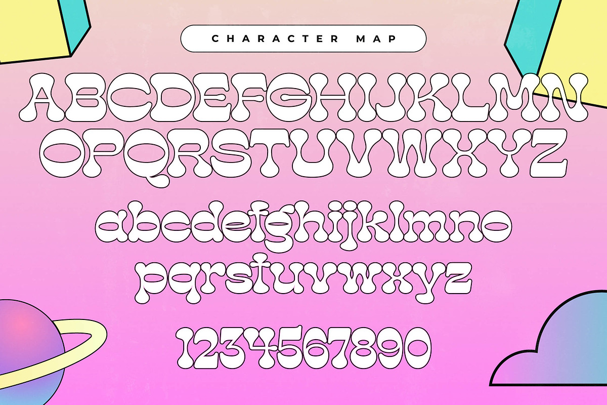 Mirage Virtual Retro Groovy Font, a Serif Font by timelesstype.co (Photo 19 of 20)