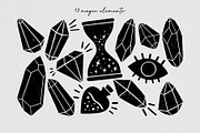 Celestial garden Linocut collection., a Graphic by ElenKoss (Thumbnail 5 of 17)