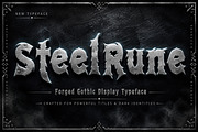 SteelRune – Gothic Display Font, a Slab Serif Font by Wow Magic (Thumbnail 1 of 4)