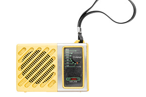 Old vintage portable radio receiver, a Technology Photo by BOOCYS