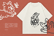 Dog Days: 100 Textured Pups Pack, an Animal Illustration by Veyla (Thumbnail 7 of 14)