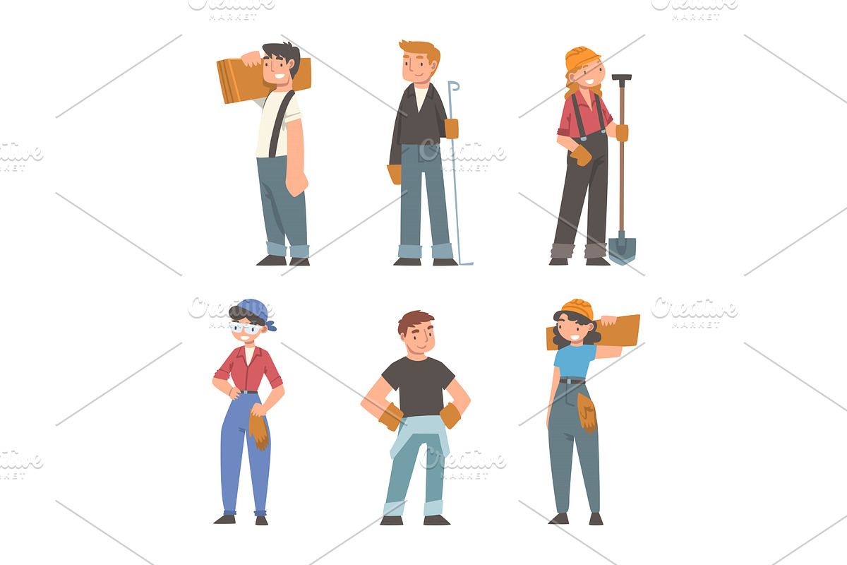 Handyman or Fixer as Skilled Man, a Person Illustration by TopVectors