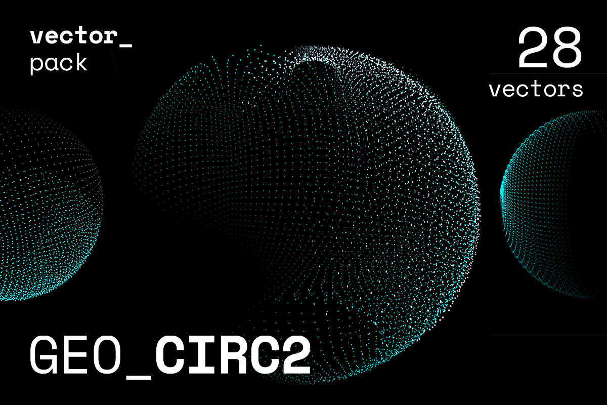 GEO_CIRC2 Vector Pack, a Background Graphic by codetoform (Photo 1 of 14)