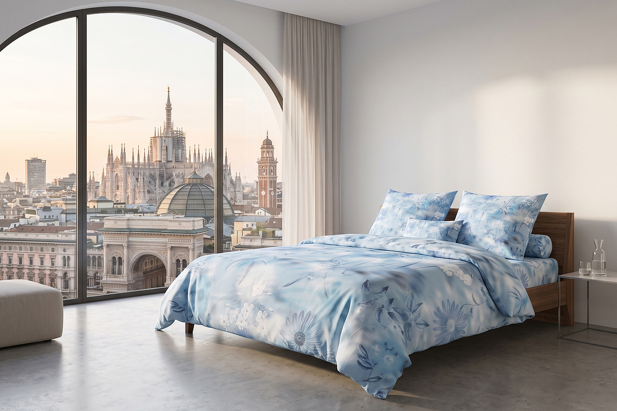 Soft Blue Floral Pattern, a Pattern Graphic by texvogue (Photo 12 of 12)
