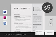 Resume/CV, a Stationery Template by UX-group (Thumbnail 1 of 7)