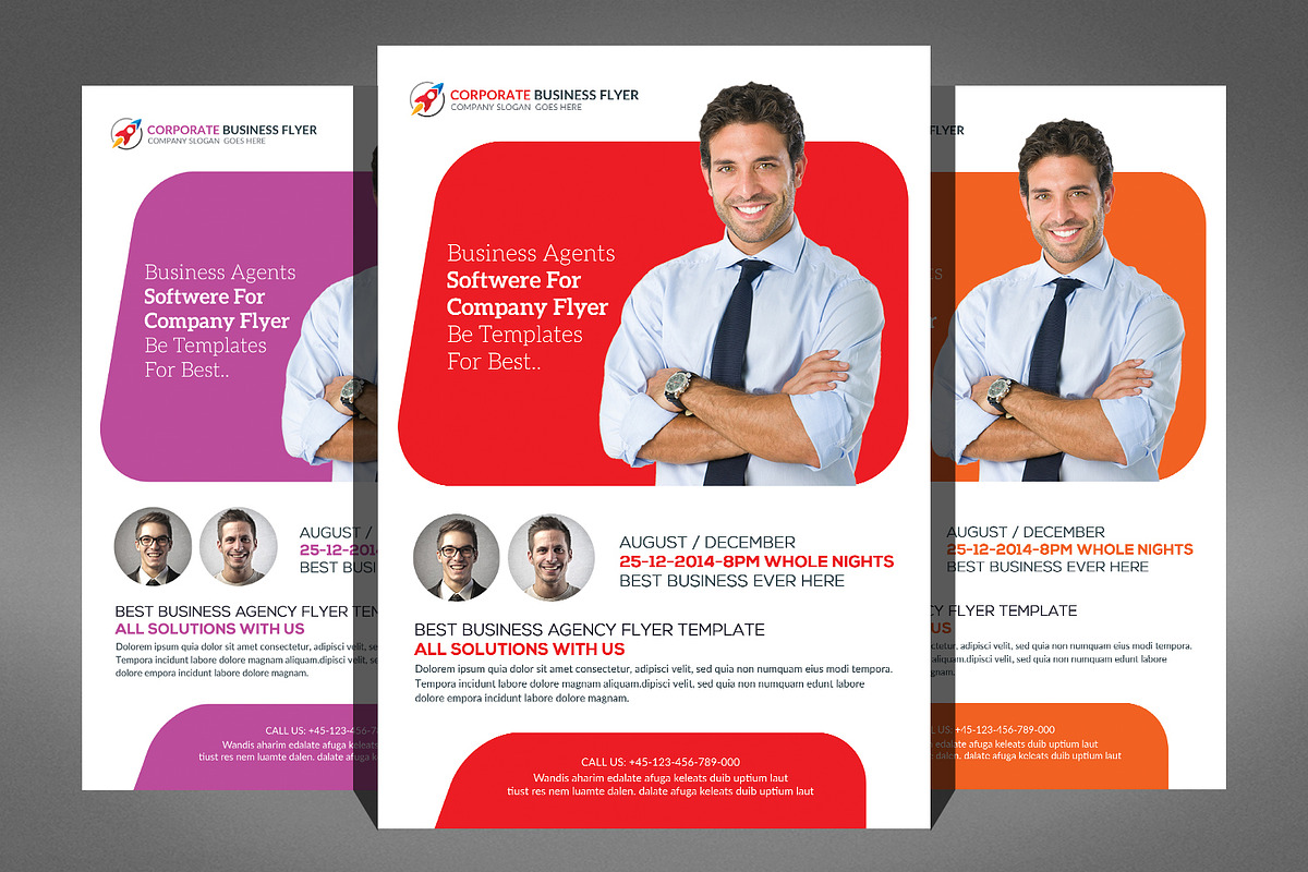 66 Corporates Flyers Bundle, a Flyer Template by Graphic Templates (Photo 33 of 67)
