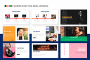 Podcast Powerpoint Template, a Presentation Template by Zacomic Studios (Thumbnail 6 of 12)