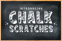 Chalk Scratches - Chalkboard Font