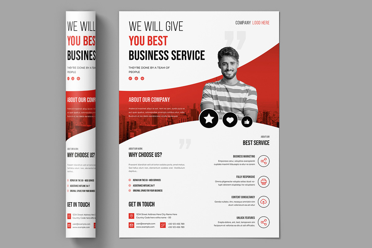 Business Flyer Layout, a Flyer Template by ContestDesign (Photo 2 of 2)