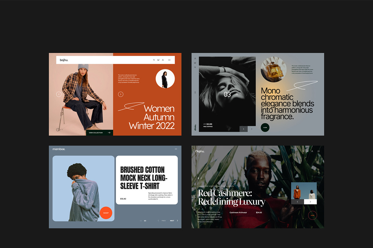 Olqinu 30 Fashion Figma Headers, an UI Kit Template by neuwebz (Photo 6 of 7)
