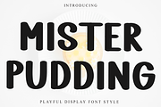Mister Pudding, a Serif Font by InermediaSTUDIO (Thumbnail 1 of 8)