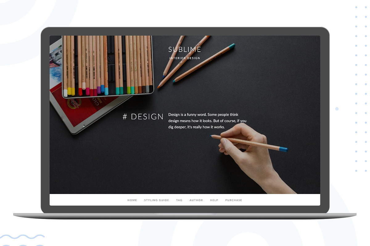 Sublime – Ghost Blogging Theme, a Websites & App Template by Stylesheets.dev (Photo 5 of 7)