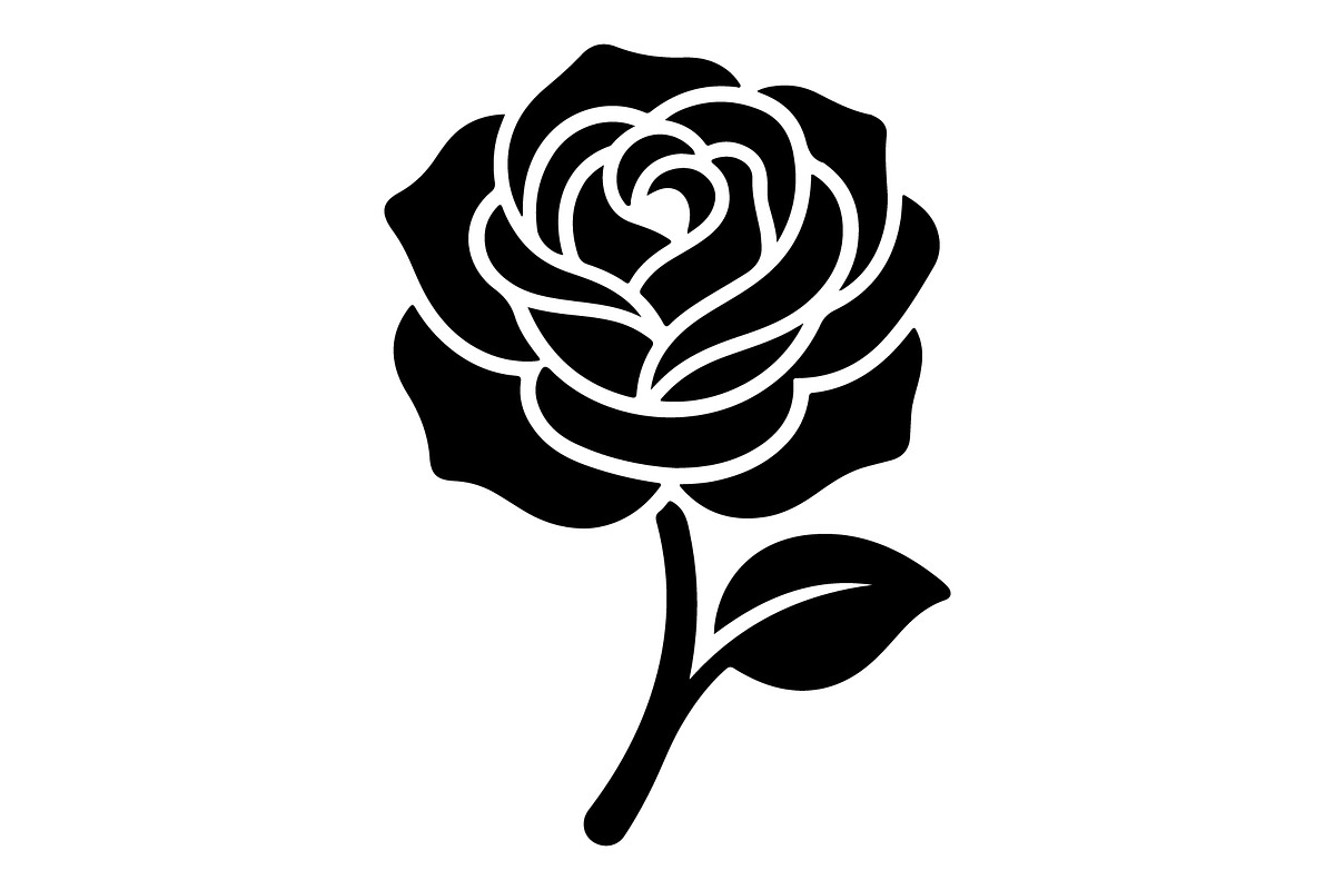 Floral Rose Lotus Silhouette, an Object Graphic by Gfx_Store (Photo 2 of 14)