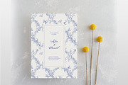 Vintage Seamless Patterns Blue Toile, a Pattern Graphic by ON_lineart_store (Thumbnail 6 of 10)