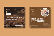 Coffee Shop Social Media Post, a Social Media Template by MightyDesign (Thumbnail 5 of 8)