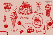 Cherry On Top, a Food Illustration by Anna Babich (Thumbnail 5 of 6)