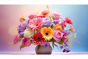 arrangement bouquet flower, a Nature Photo by pikepicture