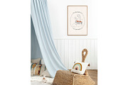 Little Houses in Cloudes Pattern, a Pattern Graphic by MouseGrey (Thumbnail 5 of 8)