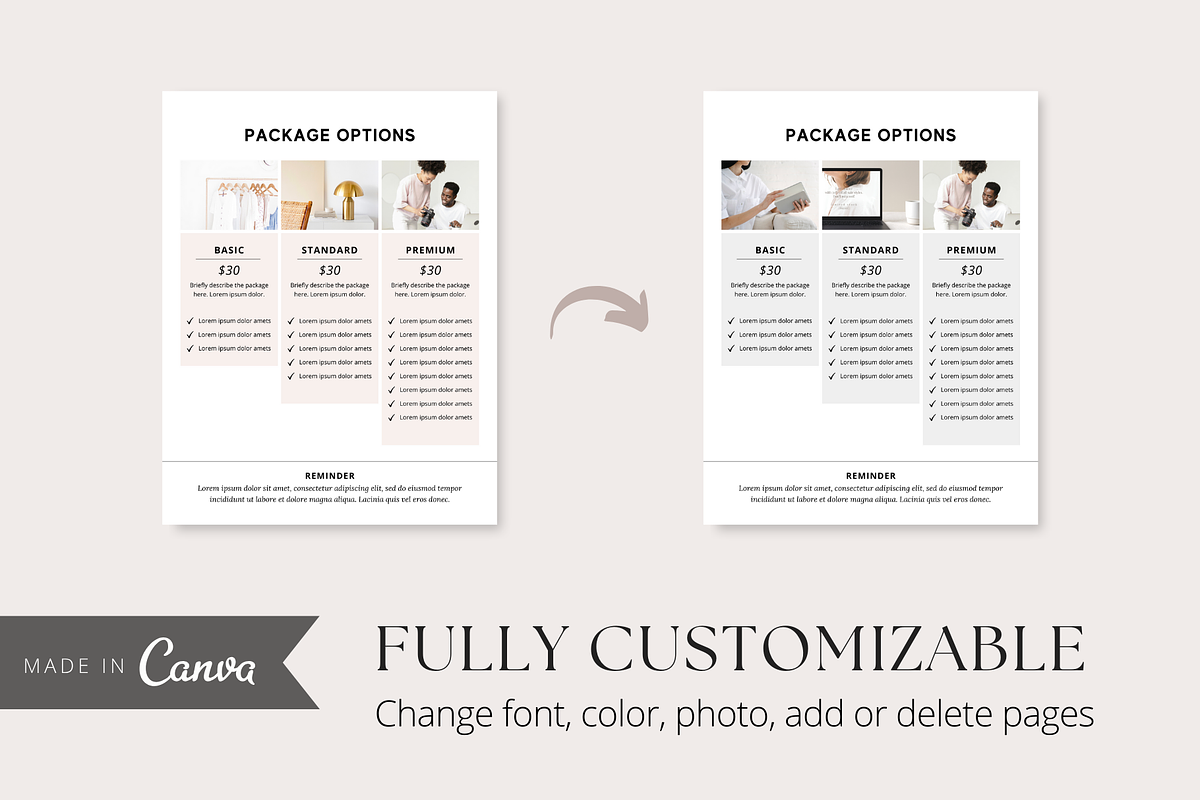 Services and Pricing Guide Template, a Magazine Template by ShopRShop
