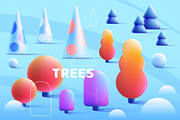 Intergalactic 3D Christmas, a Decorative Illustration by Polar Vectors (Thumbnail 3 of 14)