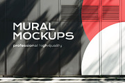 Street mural mockup bundle outdoor, an Advertising Mockup by FoundImages (Thumbnail 10 of 42)