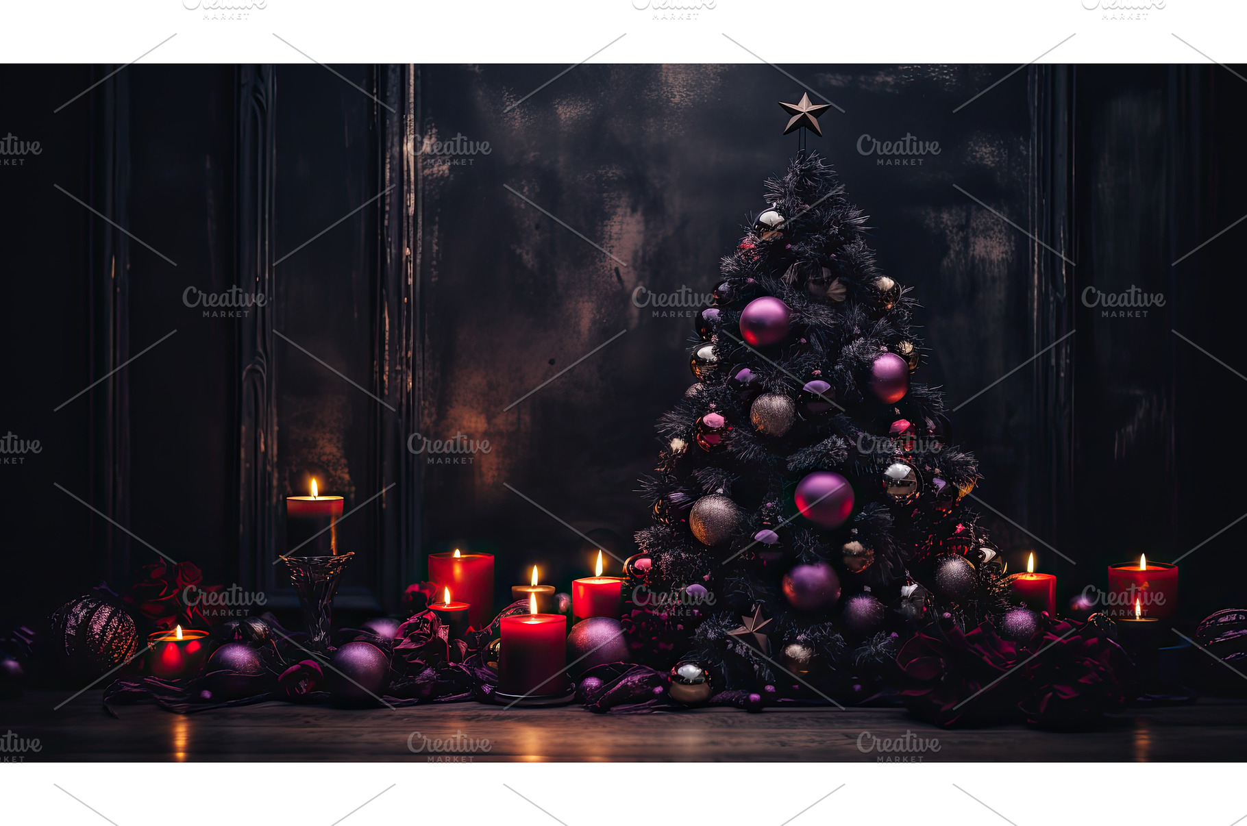 purple dark christmas background ai, a Background Photo by pikepicture