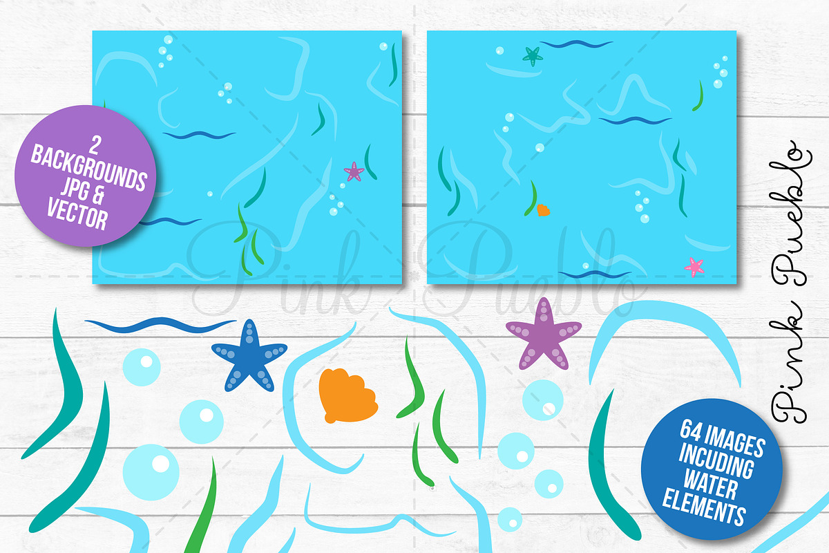 Otter Clipart and Vectors, an Animal Illustration by PinkPueblo (Photo 4 of 4)