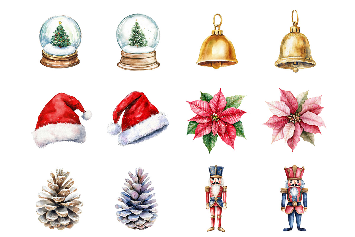 Glitter Cute Christmas, an Illustration by Design Market (Photo 3 of 3)