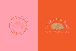 Baby Deer Logo Template