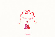 Valentine's Day Frames Cards Clipart, a Decorative Illustration by whiteheartdesign (Thumbnail 23 of 23)
