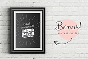 Vintage cameras kit, an Illustration by Manaraga (Thumbnail 9 of 9)