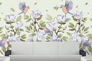 Watercolor Magnolia Flower Set, a Decorative Illustration by LenArt (Thumbnail 13 of 18)