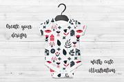 Scandinavian - Nursery pack, a Decorative Illustration by SketchCliparts (Thumbnail 9 of 10)
