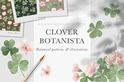 Clover Botanista - Leaves & Florals, an Illustration by Momo Studio (Thumbnail 1 of 12)