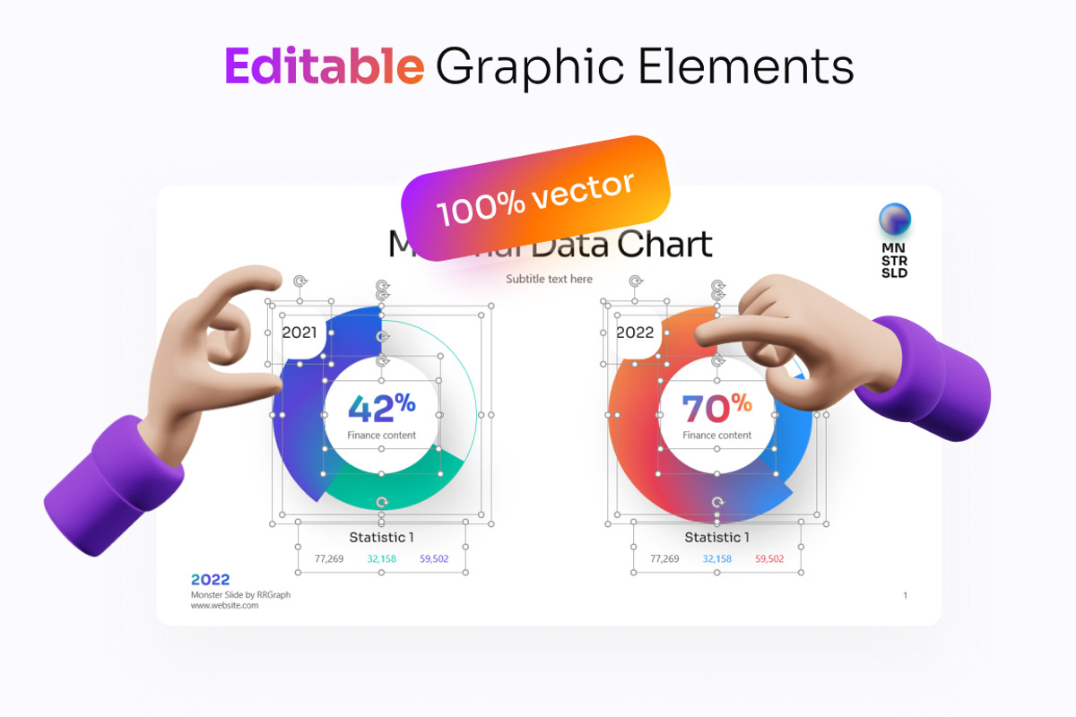 Monster Slides PowerPoint Template, a Presentation Template by Brandearth RRGraph (Photo 14 of 17)