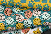 Cats Life Pattern Collection, a Pattern Graphic by MarynArts (Thumbnail 5 of 6)