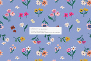 Naive Matte Gouache Floral Pattern, a Pattern Graphic by likorbut (Thumbnail 2 of 14)