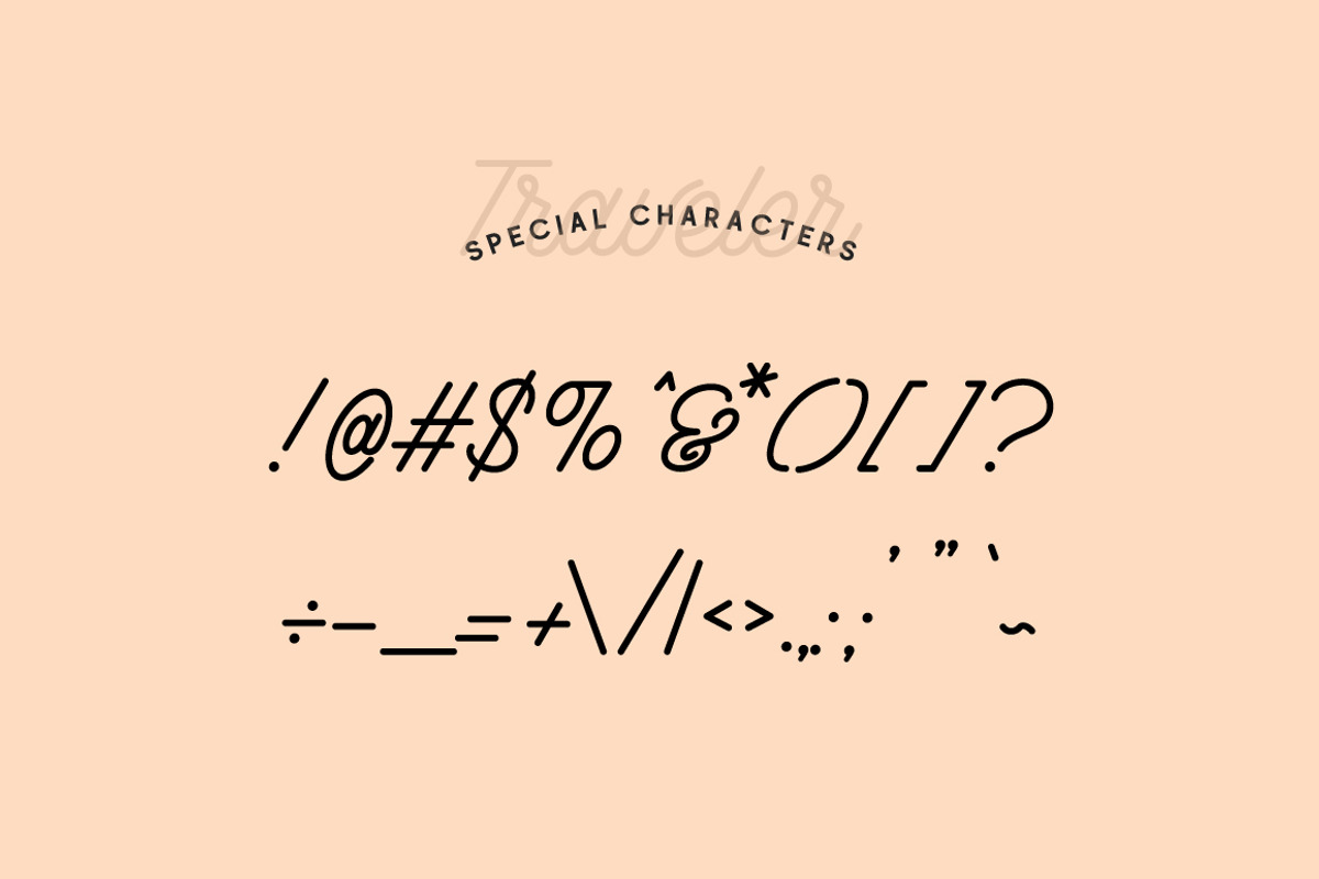 Traveler - Script & Sans Serif Duo, a Script Font by The Routine Creative (Photo 7 of 10)