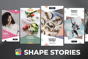 Shape Stories for Final Cut Pro, a Templates & Theme by iamkoltunov