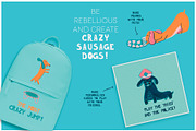 Sausage dogs, an Animal Illustration by Isbela  (Thumbnail 3 of 6)