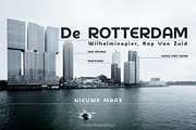 De Rotterdam, a Sans Serif Font by Roland Huse Design (Thumbnail 1 of 4)