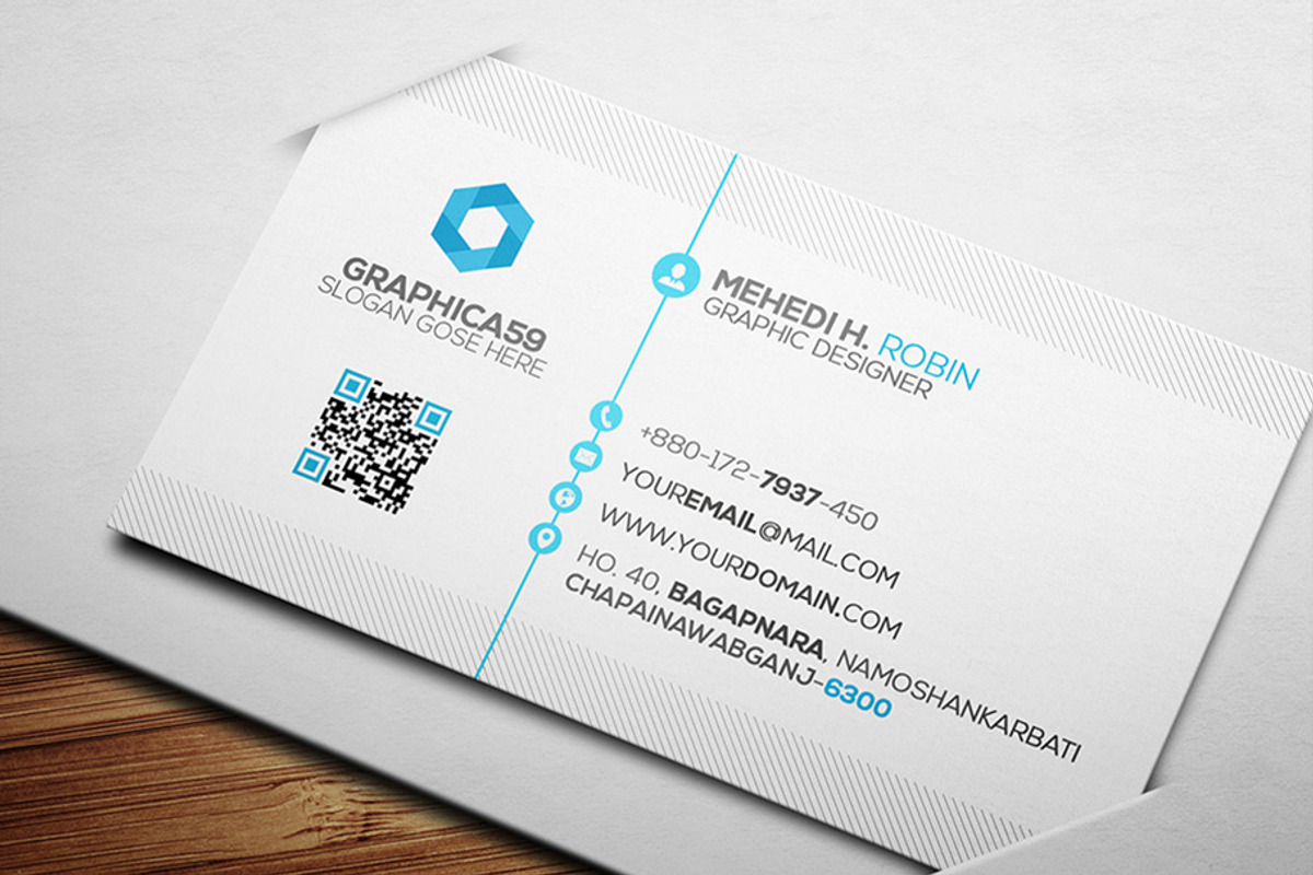 Simple Business Card Design vol-02, a Business Card Template by graphica59 (Photo 6 of 6)