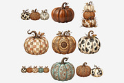 Rustic Western Pumpkin Clipart, a Seasonal Illustration by Tanya Kart (Thumbnail 8 of 10)