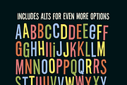 Dance Hall Display Font, a Sans Serif Font by Sombrero Craft (Thumbnail 3 of 4)