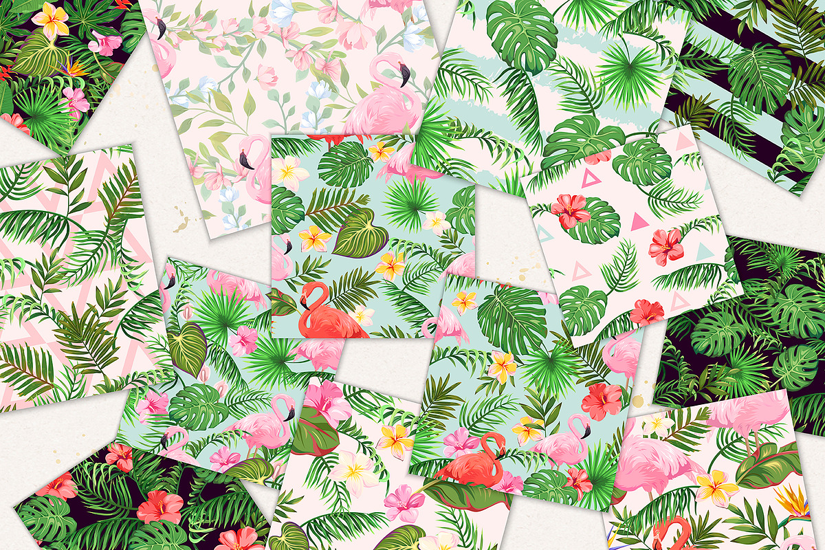 Tropical Motifs, a Pattern Graphic by HmarkaShop (Photo 5 of 5)