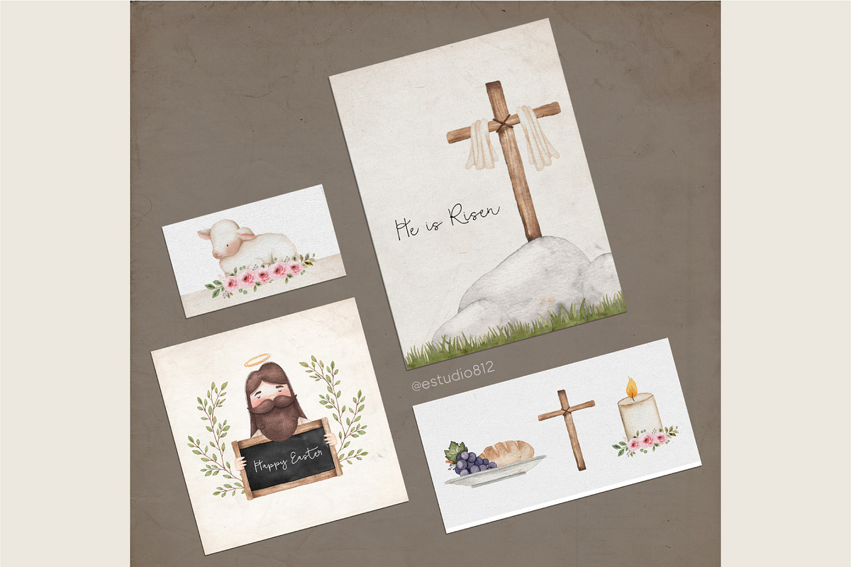 Jesus clipart, an Illustration by Estudio 812 (Photo 9 of 9)
