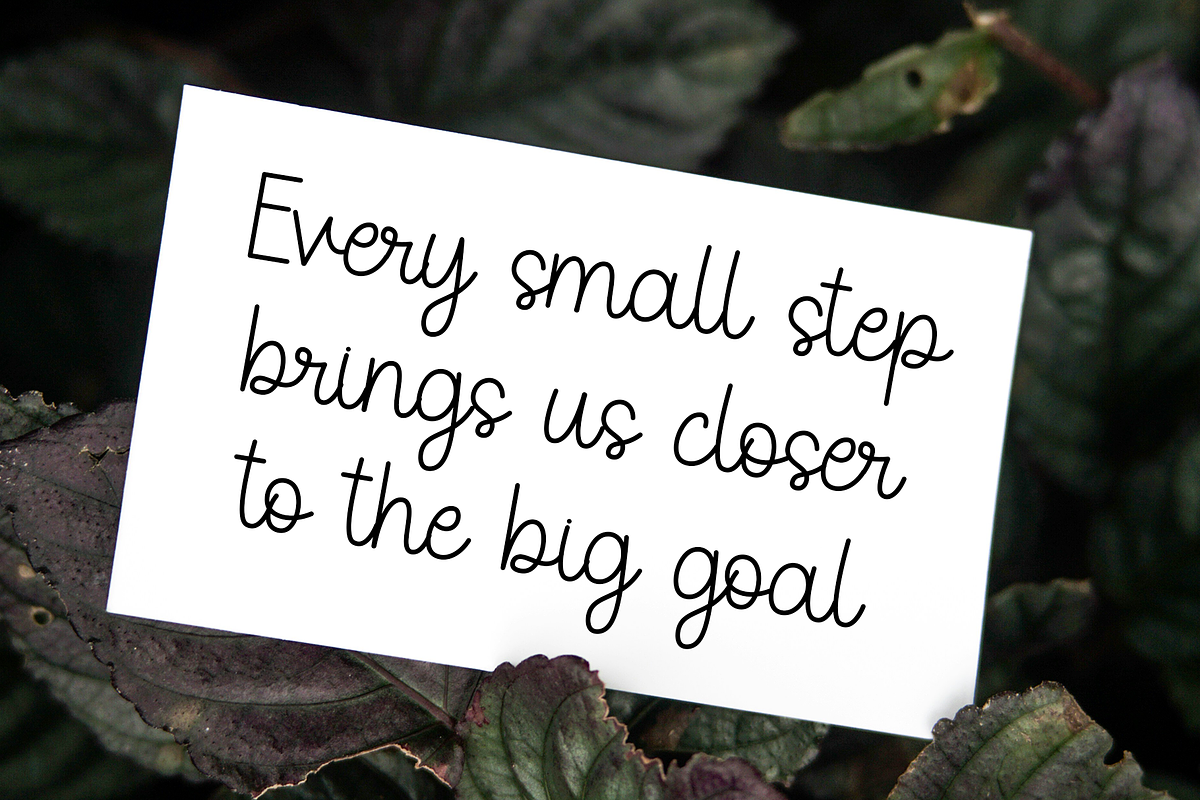 Mountain, a Handwritten Font by InermediaSTUDIO (Photo 8 of 8)