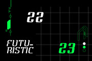 Cyberhouse Futuristic Display Font, a Serif Font by UICreative (Thumbnail 8 of 13)