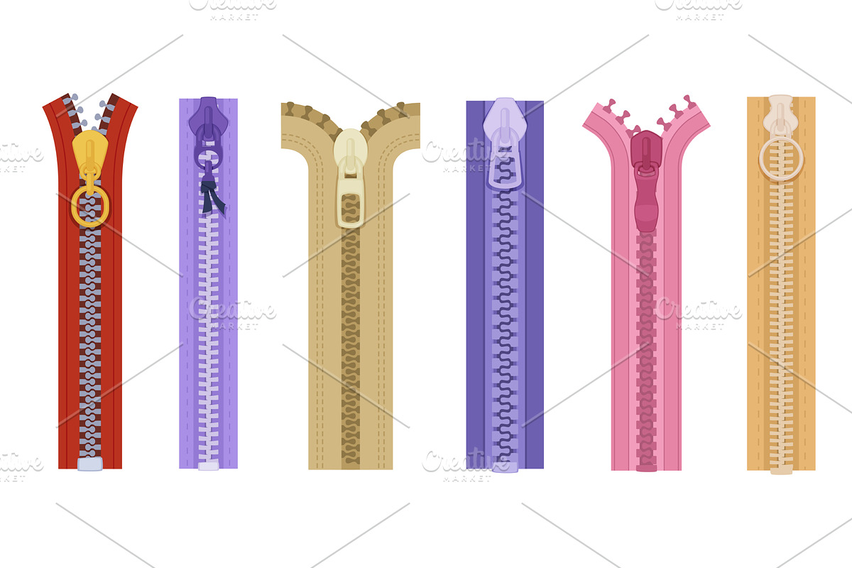 Zipper. Clothes fashioned tools, an Object Illustration by Onyx