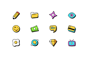 Like A Doodle Icons Set